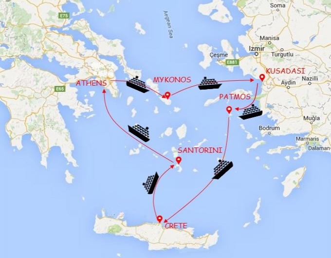 greece travel itinerary 2 weeks